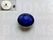 Sierholnieten: Synthetische kristalholniet groot 30 mm rond blauw - afb. 2