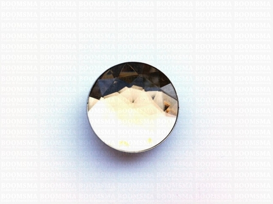Sierholnieten: Synthetische kristalholniet groot 30 mm rond citrien - afb. 2