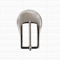 Tasgesp rond zilver 15 mm, (10/pk) (per pakje)