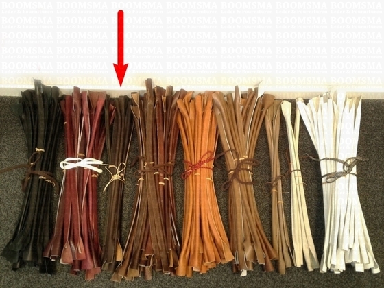 Tashandvat bruin DONKERBRUIN rond, lengte ± 50 cm (per paar) - afb. 2