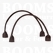 Tashandvat bruin BRUIN rond, lengte ± 50 cm (per paar) - afb. 1