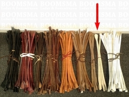 Tashandvat creme/gebroken wit/taupe GRIJSWIT/GEBROKEN WIT rond, lengte ± 50 cm (per paar)