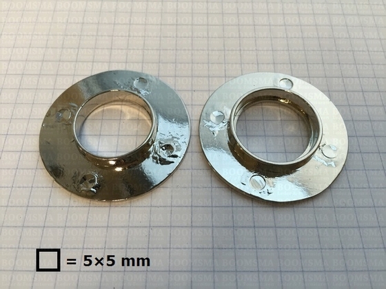 Tasring luxe zilver (plat) gat Ø 19 mm, vastdruk (Zolang de voorraad strekt) - afb. 3