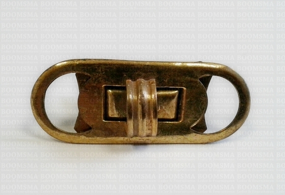 Tassloten OP=OP draaislot 4,8 cm  x 1,8 cm per stuk kleur: oud goud - afb. 3