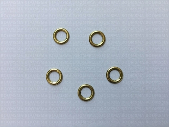 Tegenringen kleine verpakking 100 stuks goud tegenring RA 1054 voor ring 3/16 inch klein - afb. 2