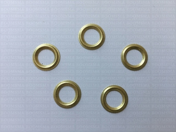 Tegenringen kleine verpakking 100 stuks goud tegenring RA 1450 voor ring 1/4 inch middel - afb. 2