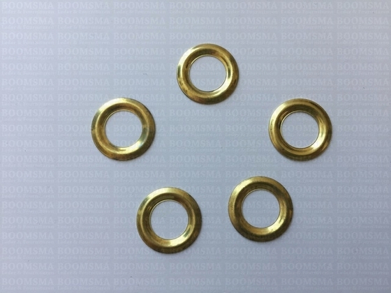 Tegenringen kleine verpakking 100 stuks goud tegenring VL30 voor ring 5/16 inch groot - afb. 2