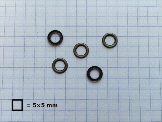 Tegenringen kleine verpakking 100 stuks lichtbrons tegenring RA 1054 voor ring 3/16 inch klein - afb. 3