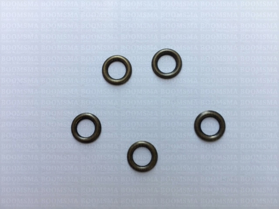 Tegenringen kleine verpakking 100 stuks lichtbrons tegenring RA 1054 voor ring 3/16 inch klein - afb. 2