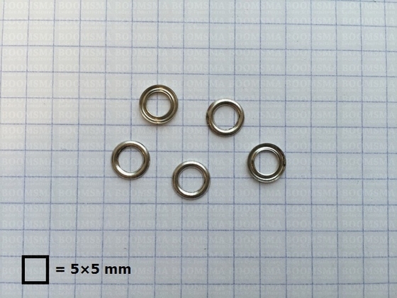 Tegenringen kleine verpakking 100 stuks zilver tegenring RA 1054 voor ring 3/16 inch klein - afb. 3