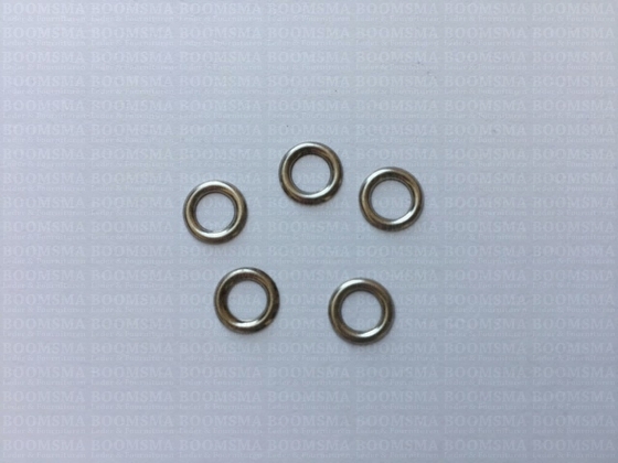 Tegenringen kleine verpakking 100 stuks zilver tegenring RA 1054 voor ring 3/16 inch klein - afb. 2