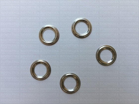 Tegenringen kleine verpakking 100 stuks zilver tegenring RA 1450 voor ring 1/4 inch middel - afb. 2