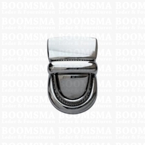 Tic tuc sloten luxe zilver halfrond klein breedte 2 cm