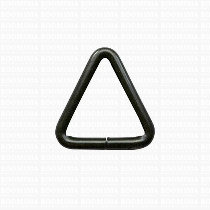 Triangel tasring donkerbrons 25 × 27 × 27 mm, Ø 4 mm (per 10 st.) - afb. 1