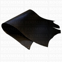 Tuigcroupon dik zwart Zwart dikte 3,5 mm, lengte ± 130 cm, ong. 2 m²