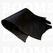 Tuigcroupon dik zwart Zwart dikte 3,5 mm, lengte ± 130 cm, ong. 2 m² - afb. 1