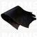 Tuigcroupon dik zwart Zwart dikte 3,5 mm, lengte ± 130 cm, ong. 2 m² - afb. 1