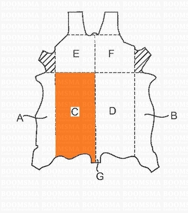 Tuigriem Croupon gesneden dikte 3,0 a 3,5 mm - afb. 2