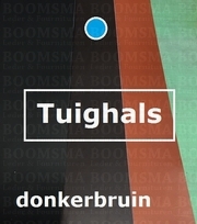 Tuighals gekleurd  donkerbruin dikte 2,8 à 3 mm, lengte ± 130 cm, vel ± 1,5 m² (per m²)