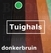 Tuighals gekleurd dun bruin donkerbruin dikte 2,3 mm, vel ± 1,3 m² (per m²) - afb. 1