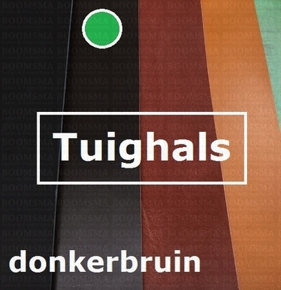 Tuighals gekleurd dun bruin donkerbruin dikte 2,3 mm, vel ± 1,3 m² (per m²) - afb. 1