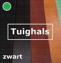 Tuighals gekleurd dun zwart dikte 2,3 mm, vel ± 1,3 m² (per m²)