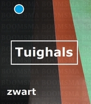 Tuighals gekleurd  zwart dikte 2,8 à 3 mm, lengte ± 130 cm, vel ± 1,5 m² (per m²)