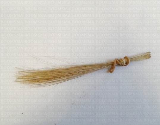 Varkenshaarborstel (Authentiek) naturel per 20 haren ong. 12,5 cm smalle haren - afb. 2