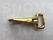 Veermusketon zwaar messing goud recht oog 19 mm (65 mm totale lengte)  - afb. 3