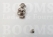 Versiering/Concho OP=OP zilver 'Mannetje' met holnieten kleur: zilver maten: 1,8 x 1,0 cm - afb. 2
