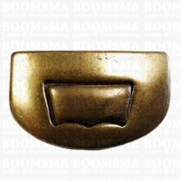 Versiering vormen lichtbrons  3,8 x 2,4 cm (per st.)