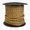 Veterband gevlochten metallic  goud Goud - Ø 3,0 mm, (per m)