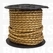 Veterband gevlochten metallic  goud Goud - Ø 3,0 mm, (per m) - afb. 1