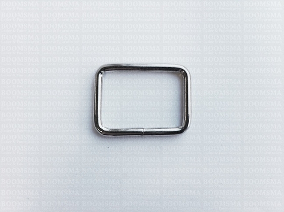 Vierkante ring ongelast zilver 25 × 17 mm, draaddikte Ø 3 mm (per 10 st.) - afb. 1