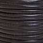 Vlechtband 5 meter  Donkerbruin breedte 3 mm (kalfsleder superiour lace), 5 meter 