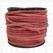 Vlechtband suede rood 3 mm breed, klos 22,8 meter (per rol) - afb. 1