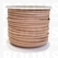 Vlechtband superiour lace kalfsleder naturel breedte 3 mm, 45 meter  - afb. 1