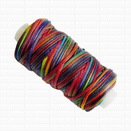 Waxgaren kleine klos assorti multicolor dikte 1 mm × 25 yard (22,8 meter)  - afb. 1