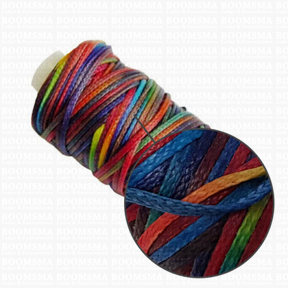 Waxgaren kleine klos assorti multicolor dikte 1 mm × 25 yard (22,8 meter)  - afb. 2