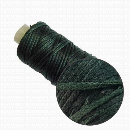 Waxgaren kleine klos donkergroen dikte 1 mm × 25 yard (22,8 meter)  - afb. 2