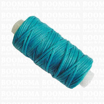 Waxgaren kleine klos turquoise dikte 1 mm × 25 yard (22,8 meter) 