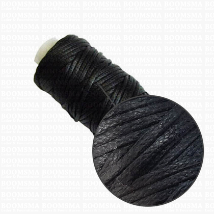 Waxgaren kleine klos zwart dikte 1 mm × 25 yard (22,8 meter)  - afb. 2