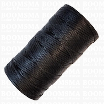 Waxgaren polyester zwart 100 meter (100% polyester)