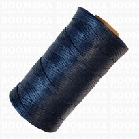 Waxgaren polyester blauw 100 meter (100% polyester)