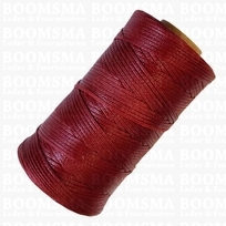 Waxgaren polyester rood 100 meter (100% polyester)