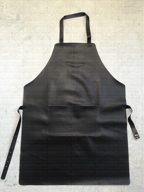 LeaSeek Lederen lasschort, hitte- en vlambestendig zwaar werk schort met 6 zakken, houtbewerking winkel schort, 42 inches met handschoenen, M to XXXL