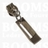Schuivers voor nylon spiraalrits luxe (tandjes 6 mm) zilver Luxe schuiver asymmetrisch, past op 6 mm ykk nylon rits  - afb. 1